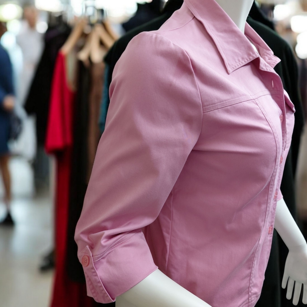 Patchington Pink Button-Down JACKET for Women